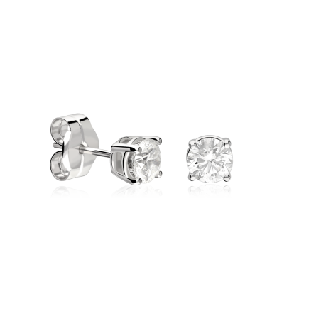 Pendientes Oro 18k y diamantes VS2 1.50cts "Roma"