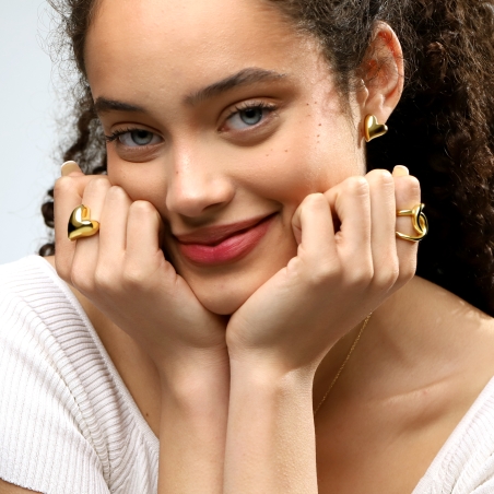 Pendientes Plata Baño Oro 18k "Munsmawa"