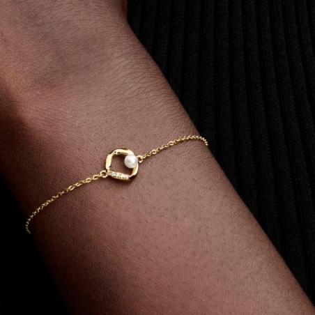 Pulsera Pandora Shine y perla cultivada 563830C01