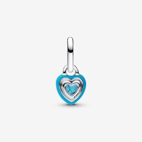 Charm Mini Colgante Pandora Corazón Turquesa 793827C01