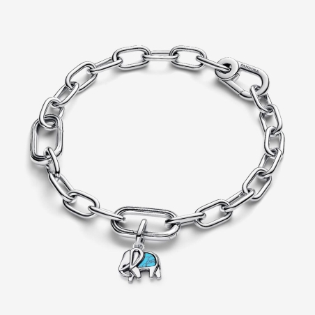 Charm Pandora Mini Colgante Elefante Turquesa 793858C01