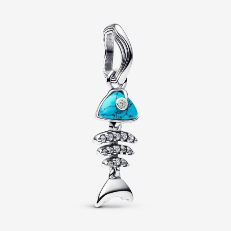 Charm Colgante Pandora Espina de Pez Turquesa 793894C01