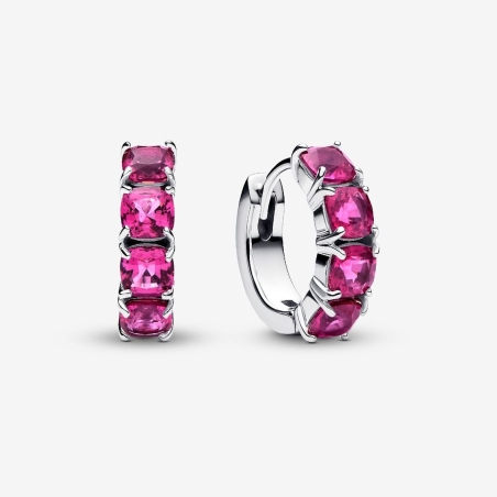 Pendientes Pandora Aros Rosa 293851C02