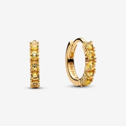 Pendientes Pandora Aros Amarillos 263849C01