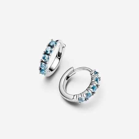 Pendientes Pandora Aros Azules 293849C01