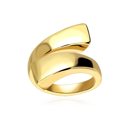 Anillo Plata Baño Oro 18k "Kibou"