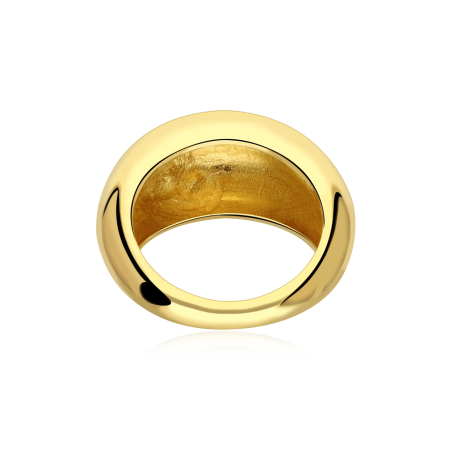 Anillo Plata Baño Oro 18k "Hygge"