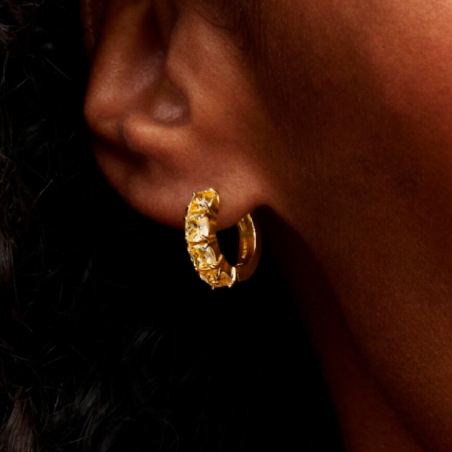 Pendientes Pandora Aros Amarillos 263851C02