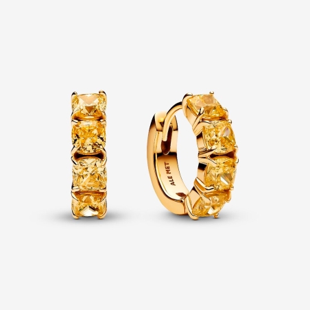 Pendientes Pandora Aros Amarillos 263851C02