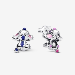 Pendientes Pandora Ángel y Stitch Disney 293741C01