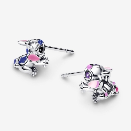 Pendientes Pandora Ángel y Stitch Disney 293741C01