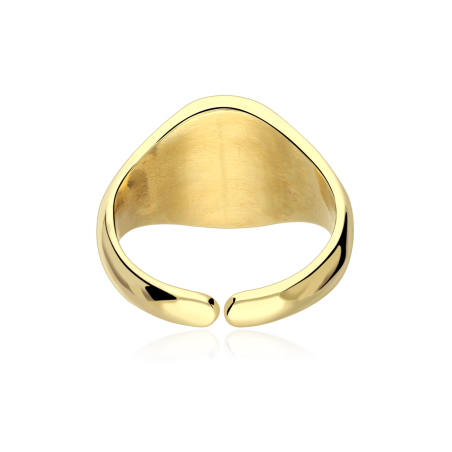 Anillo Plata Baño Oro 18k "Shanti"