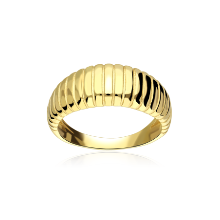 Anillo Plata Baño Oro 18k "Araya"