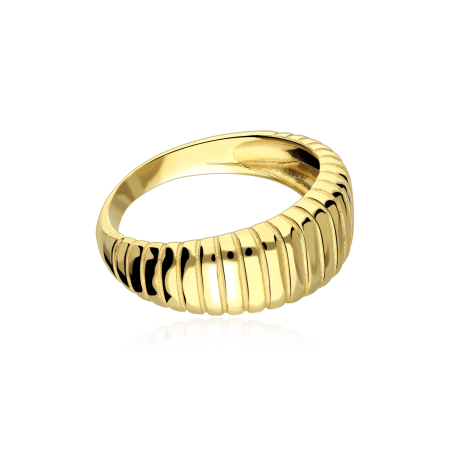 Anillo Plata Baño Oro 18k "Araya"