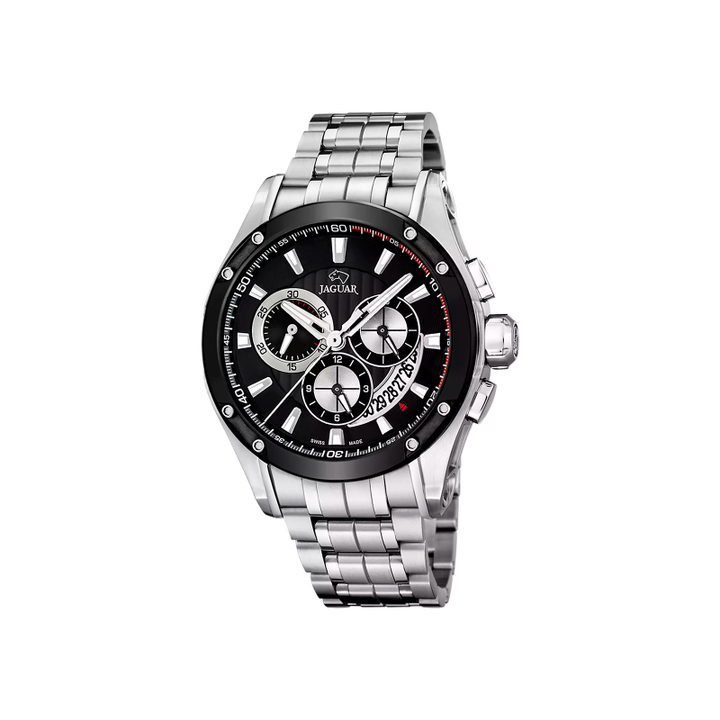 Reloj Jaguar Cronógrafo Esfera Negra J1034/1