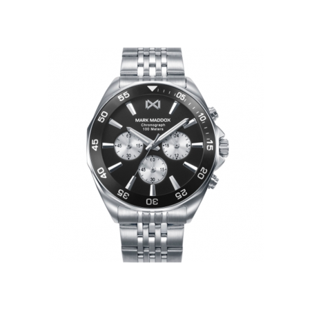 Reloj Mark Maddox Acero Esfera Negra HM1024-57
