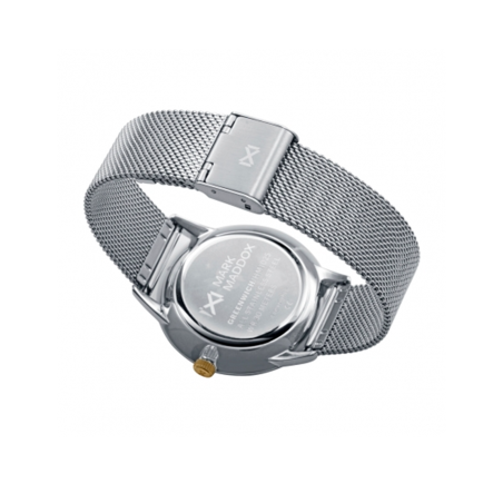 Reloj Mark Maddox Esfera Blanca Malla Milanesa HM1025-85