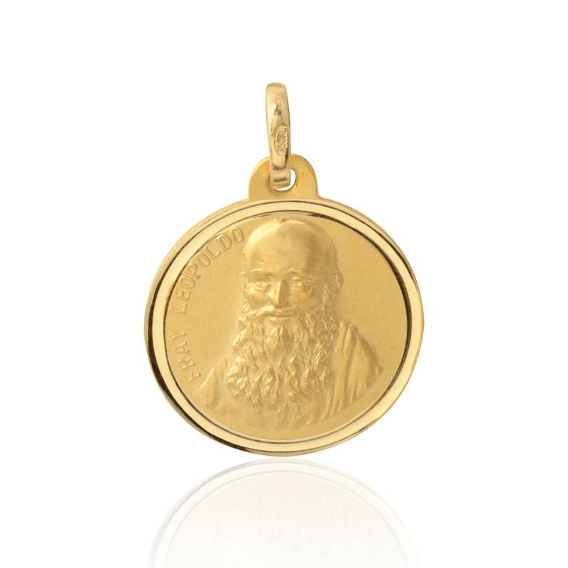Medalla Fray Leopoldo oro 18k
