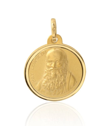 Medalla Fray Leopoldo oro 18k