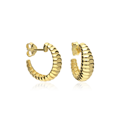 Pendientes Plata Baño Oro 18k "Araya"