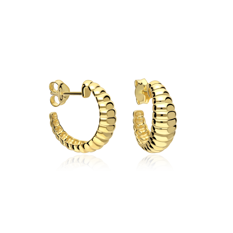 Pendientes Plata Baño Oro 18k "Araya"