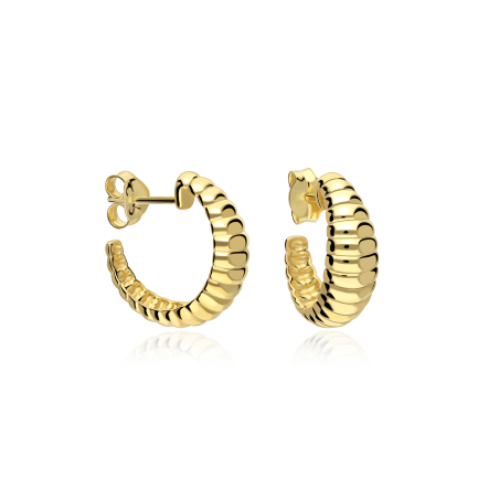 Pendientes Plata Baño Oro 18k "Araya"