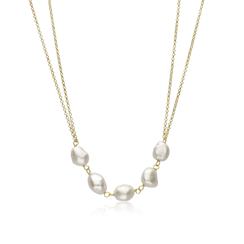 Gargantilla Plata Baño Oro 18k "Ayekan"