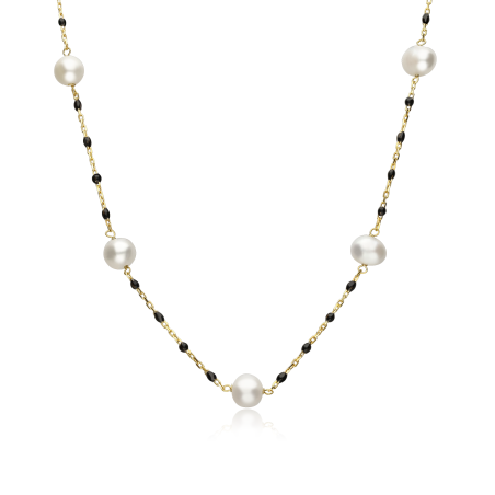 Gargantilla Plata Baño Oro 18k "Padma"