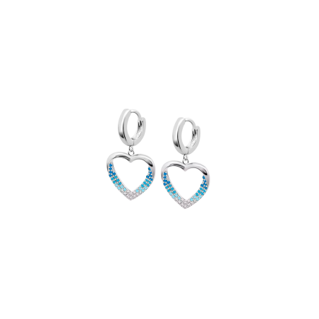Pendientes Lotus Silver Corazón Azul LP3718-4/1