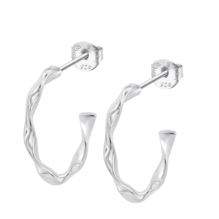 Pendientes Lotus Silver Aro Rizazo Abierto LP3781-4/3