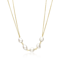 Gargantilla Plata Baño Oro 18k "Ayekan"