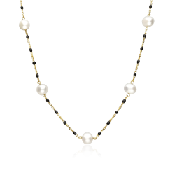 Gargantilla Plata Baño Oro 18k "Padma"