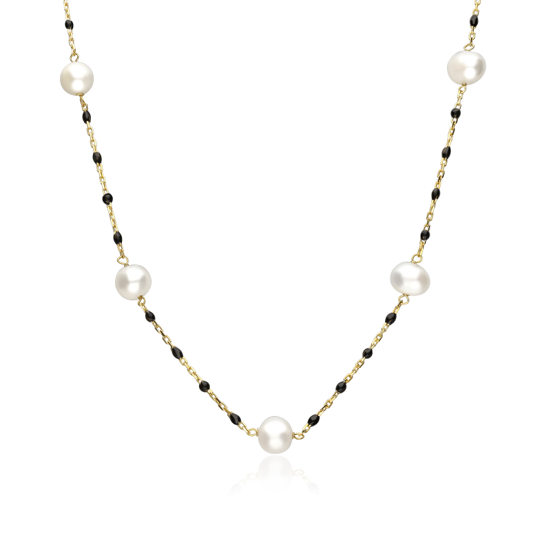 Gargantilla Plata Baño Oro 18k "Padma" Gargantilla Plata Baño Oro 18k "Padma"