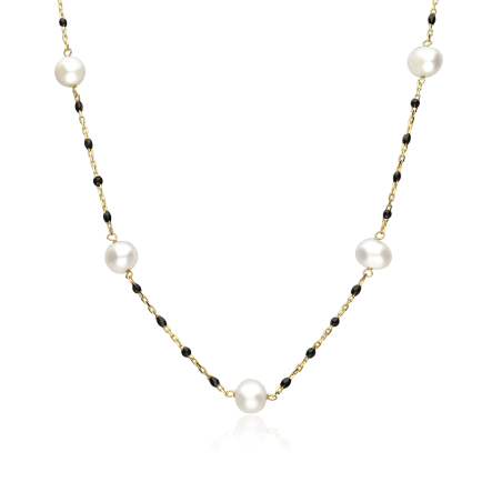 Gargantilla Plata Baño Oro 18k "Padma"