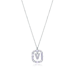 Collar Viceroy letra y circonitas 13181C000-30V