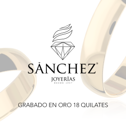 Inscripción en Oro 18k