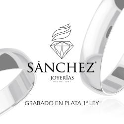 Inscripción en Plata de primera ley