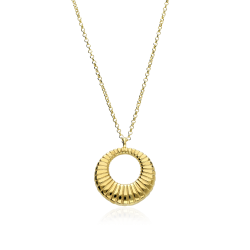Gargantilla Plata Baño Oro 18k "Araya"