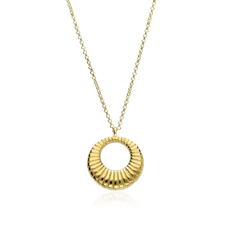 Gargantilla Plata Baño Oro 18k "Araya"