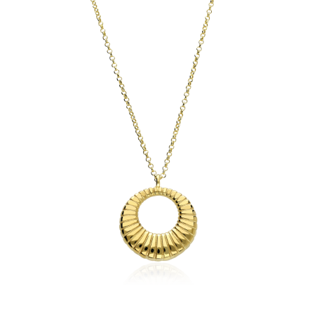 Gargantilla Plata Baño Oro 18k "Araya"