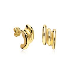 Pendientes Plata Baño Oro 18k "Umi"