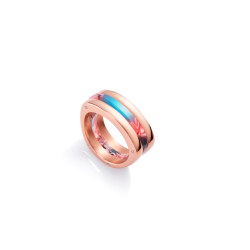 Anillo Viceroy Acero IP Rosa Y Resina 75117A01217