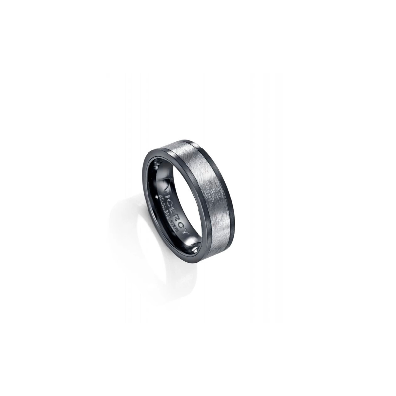 Anillo Viceroy Acero Liso Efecto Satinado 75060A02