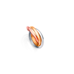 Anillo Viceroy Acero Tricolor Entrelazado 1452A01