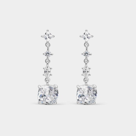 Pendientes Itemporality Plata y circonitas SEA-101-223-UU