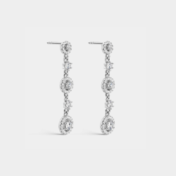 Pendientes Itemporality Plata y circonitas SEA-101-214-UU