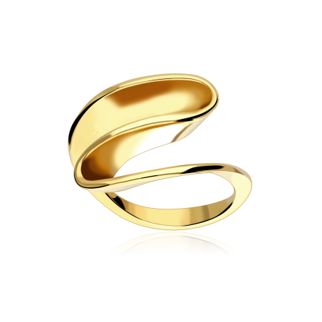 Anillo Plata Baño Oro 18k "Svara"
