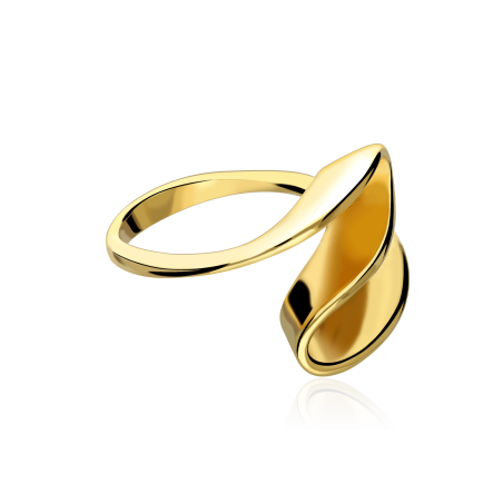 Anillo Plata Baño Oro 18k "Svara"