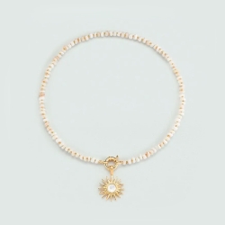Collar Agatha perlas y sol 2680425-094-TU