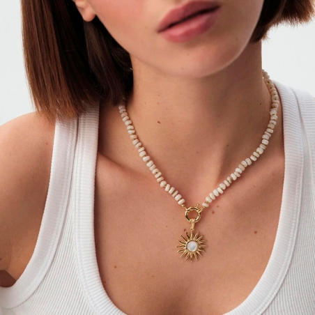 Collar Agatha perlas y sol 2680425-094-TU